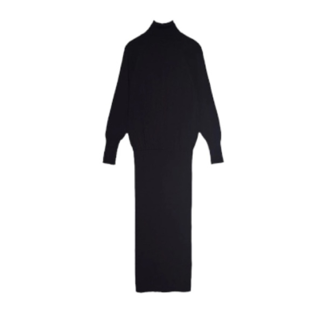 Zara Fitted Knit Dress - Picture 6 of 10